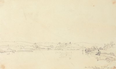 ワイト島、カウズ近くのメディナ 作： Capt. Thomas Hastings