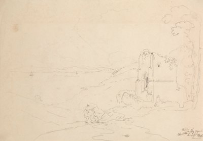 Ruínas de Walton Church, Clevedon, 6 de setembro de 1845 作： Capt. Thomas Hastings