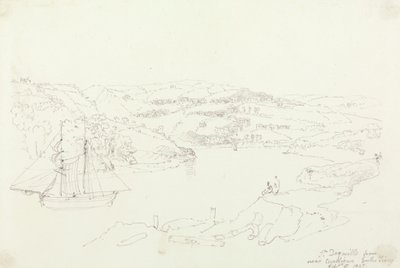 1847年9月8日、テイフィのカーディガンからの聖ドグマエル 作： Capt. Thomas Hastings