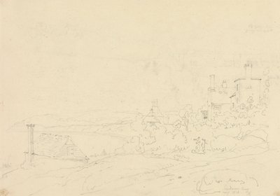 Baía de Sandown, Ilha de Wight, agosto de 1828 作： Capt. Thomas Hastings