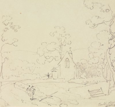 シャンクリン教会、ワイト島、1829 年 5 月 28 日 作： Capt. Thomas Hastings