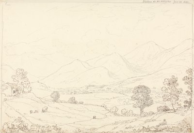Skiddaw na casa do Sr. Whiteside, 30 de junho de 1835 作： Capt. Thomas Hastings