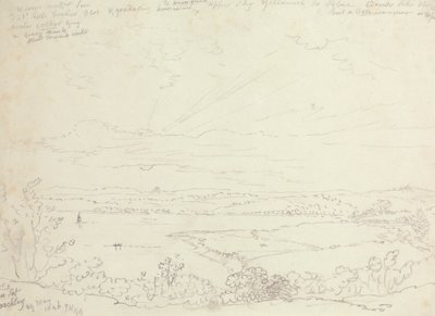 サンセット、ビーチリー、1846 年 5 月 29 日 作： Capt. Thomas Hastings