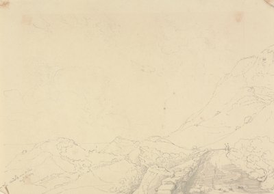 1829 年 8 月 13 日のニトンでの地すべり 作： Capt. Thomas Hastings