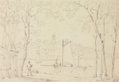 West Cowes, do leste 作： Capt. Thomas Hastings