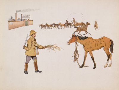 レディスミスのリーグ選手、1900年からシェリル工場へ 作： Captain Clive Dixon