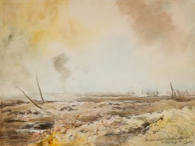 （ラ）ボワゼルへの私たちの前進-1916年7月。 作： Captain Edward Henry Handley Read