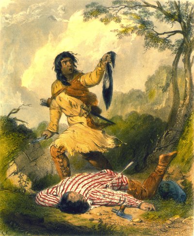 デス・フープ、1853年（リソ大佐） 作： Captain Seth Eastman