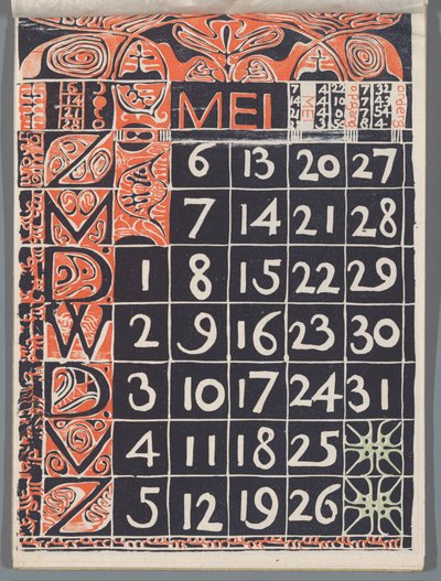 Kalenderblatt Mai 1900 作： カレル・アドルフ・ライオン・カシェ