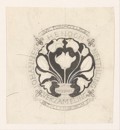 Johannes Henoch Neethlingによるex librisのデザイン 作： Carel Adolph Lion Cachet