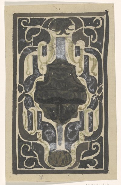 D.J. による ex libris のデザイン 安いです 作： Carel Adolph Lion Cachet