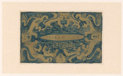 Koninklijke Paketvaart Maatschappij、K.​​P.M. のビネットのデザイン 行 作： Carel Adolph Lion Cachet