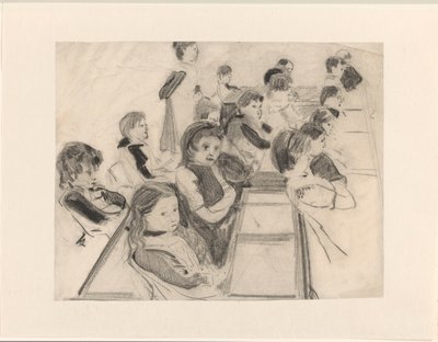 学校のクラス 作： Carel Adolph Lion Cachet