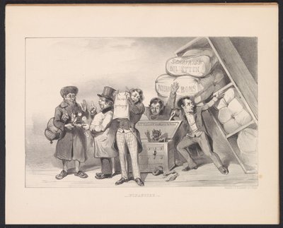 フランスの絶望的な財政状況、1848 年 財務 (オブジェクトのタイトル) 作： Carel Christiaan Antony Last
