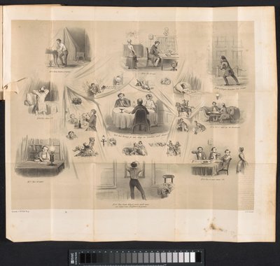 ライデン学生暦の漫画、1853 作： Carel Christiaan Antony Last