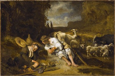 水銀とアーガス、1645-1647 作： Carel Fabritius
