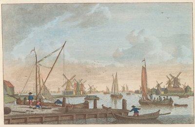 1790年頃、ワーマービア近くのザーン Wormerveer van de Poelsluis / Wormerveer aupres du Saan (オブジェクトのタイトル) 作： Carel Frederik Bendorp (I)
