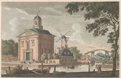 ロッテルダムの英国教会、1790年頃 ロッテルダムの英国聖公会 / L