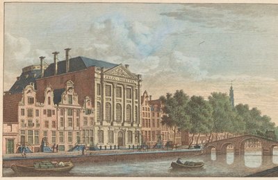 アムステルダムのフェリックス・メリティスの建物、1790年頃 Gebouw der Maatschappy Felix Meitis in Amsterdam / Edifices de la societe dit Félix Méritis à Amsterdam (オブジェクトのタイトル) 作： Carel Frederik Bendorp (I)