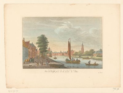 アメルスフォールトの眺め 展示されているデルフト・ファン・デ・ファールト / Vue de Delft, Prize de la riviere la Schie (オブジェクトのタイトル) 作： Carel Frederik Bendorp (I)