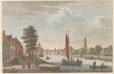 アメルスフォールトの眺め、1790年頃 展示されているデルフト ファン デ ファールト / デルフト賞デュ コート デ ラ リヴィエール ディット レ シー (オブジェクトのタイトル) 作： Carel Frederik Bendorp (I)