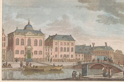 アムステルダムのハイ・ジャーマン・シナゴーグ、1790年頃 アムステルダムのドイツ高等ユダヤ教会 / Sijnagogue Allemandé à Amsterdam (オブジェクトのタイトル) 作： Carel Frederik Bendorp (I)