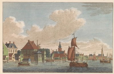 ウェストザーンダム、1790 年頃 ビネン ザーンから西ザーンダムの教会へ / Saan Interieur Prize du Coté de L