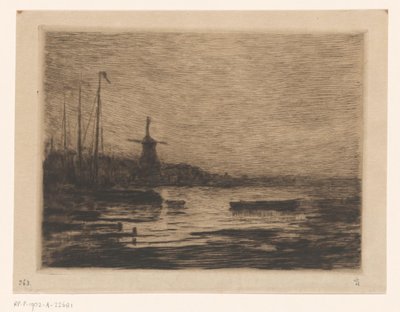 ツワインドレヒトの夜景 作： Carel Nicolaas Storm van 