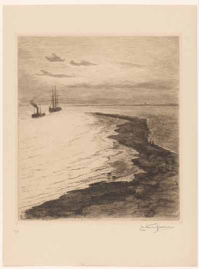 港への入り口 作： Carel Nicolaas Storm van 