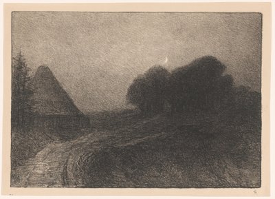 クレーヴェ近郊の夜景 作： Carel Nicolaas Storm van 