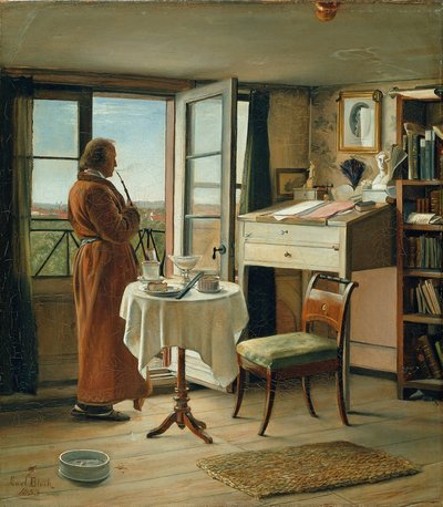 彼の研究における俳優クリスチャン・マンツィウス 作： Carl Heinrich Bloch
