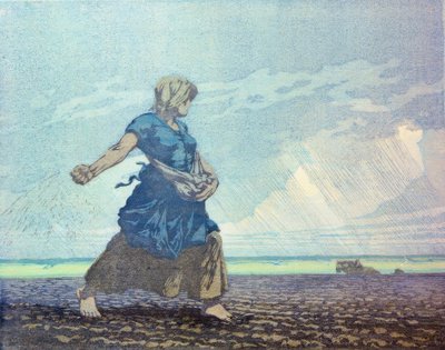 種まき女 作： Carl Alexander Brendel
