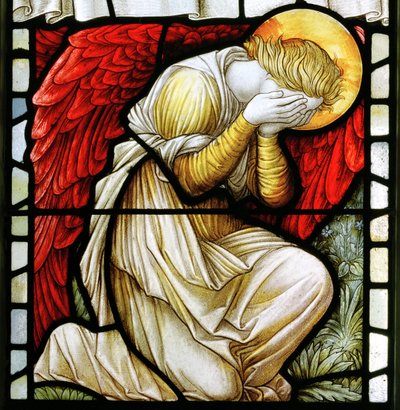 Betws Bledrws、St Bledrws、Shrigley＆Hunt（1873-1982）、Carl Almquist、Weeping Angel、1886 作： Carl Almquist