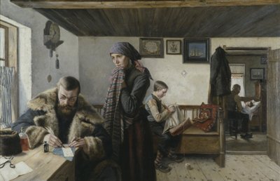ドクター・コール、1900年頃（キャンバスに油彩） 作： Carl Aspelin