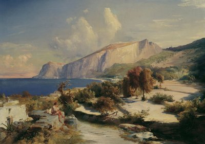 カプリ島の午後 作： Carl Blechen