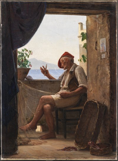 イタリア、ソロント出身の漁師 作： Carl Bloch