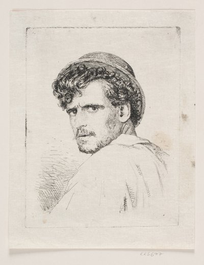 イタリア人の頭 作： Carl Bloch