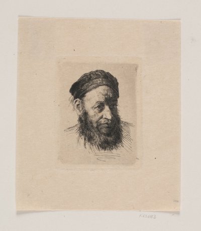 古い船員の頭 作： Carl Bloch