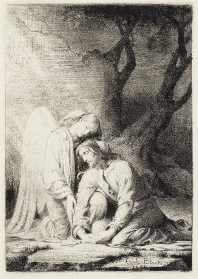 ゲッセマネのキリスト 作： Carl Bloch
