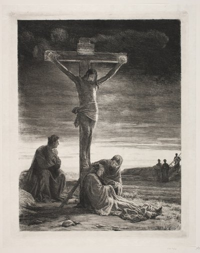十字架上のキリスト 作： Carl Bloch