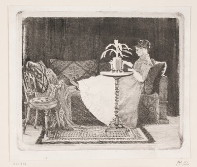 読書婦人 作： Carl Bloch