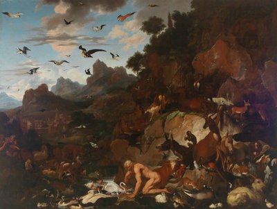 ネブカドネザルの狂気、c。 1680年。 作： Carl Borromaus Andreas Ruthart