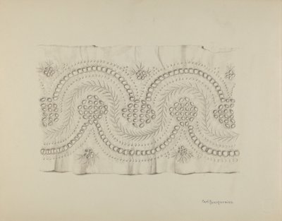 英語刺繍 作： Carl Buergerniss