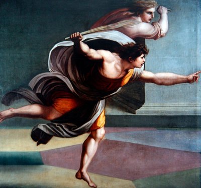 天使を追いかけて 作： Carl Christian Vogel von Vogelstein