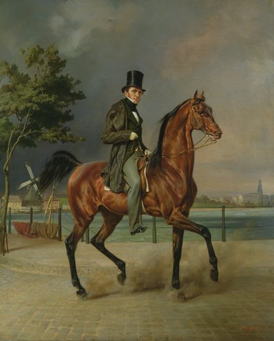 実業家、カール・アウグスト・シュテーゲマン（1803-64） 作： Carl Constantin Steffeck