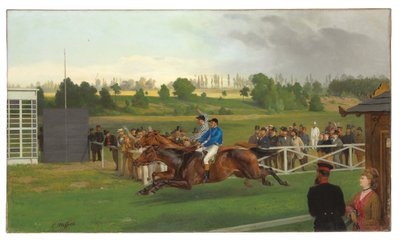 仕上げ、ホッペガルテン、ベルリン、1873年6月15日、1874年 作： Carl Constantin Steffeck