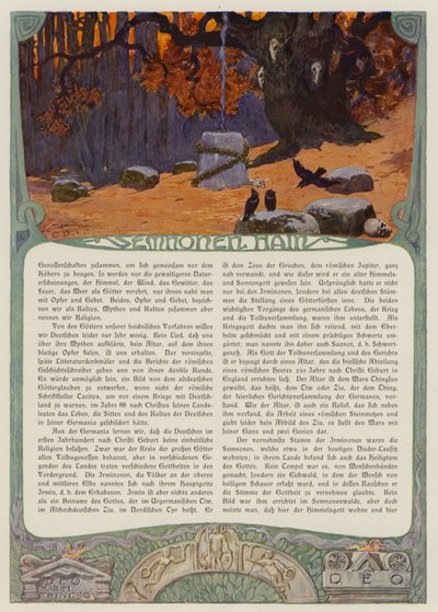 セムノネスの足枷の木立（カラーリソ） 作： Carl Emil Doepler