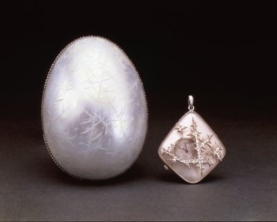ノーベルの氷のイースターエッグ、1910年頃 作： Carl Fabergé
