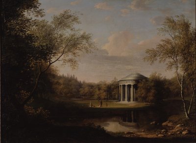 パブロフスクの友情寺院の眺め1800 作： Carl Ferdinand von Kugelgen