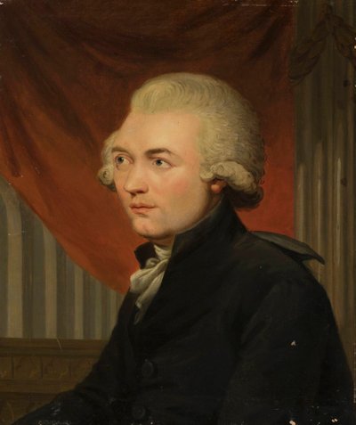 オルガン奏者・作曲家であるGeorg Joseph Vogler 1749-1814の肖像。 作： Carl Frederik von Breda